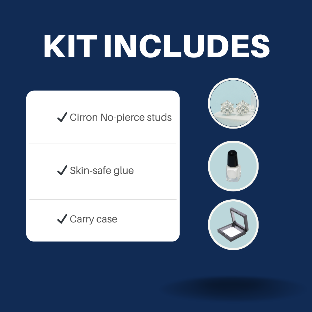 Cirron™ Adhesive Earring Kit 6mm