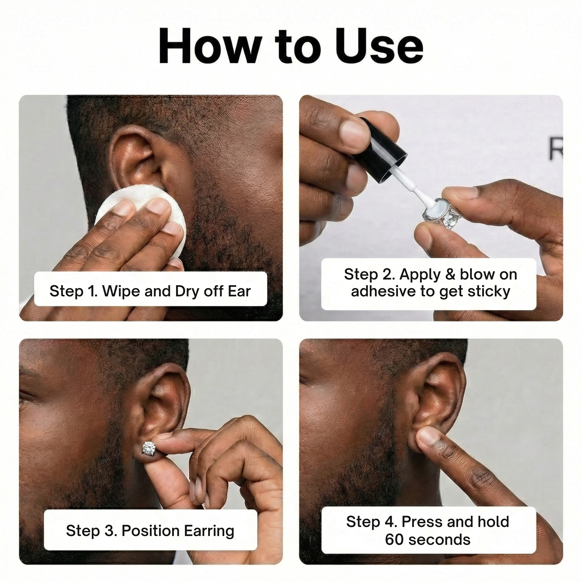 Cirron™ Adhesive Earring Kit 6mm